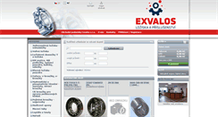 Desktop Screenshot of eshop.exvalos.cz