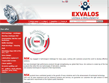 Tablet Screenshot of exvalos.com